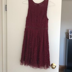 Francescas cranberry cocktail  dress